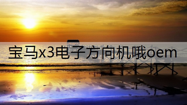 宝马x3电子方向机哦oem